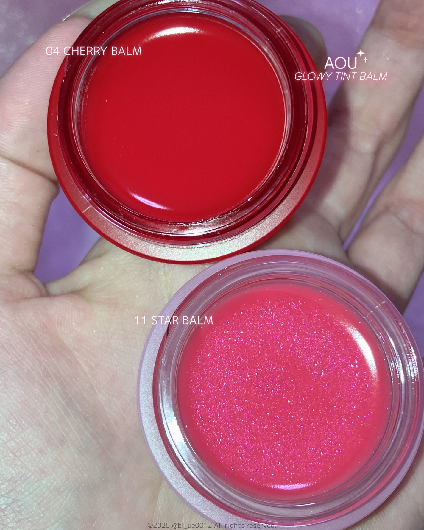 GLOWY TINT BALM/AOU/リップグロスを使ったクチコミ(3枚目)