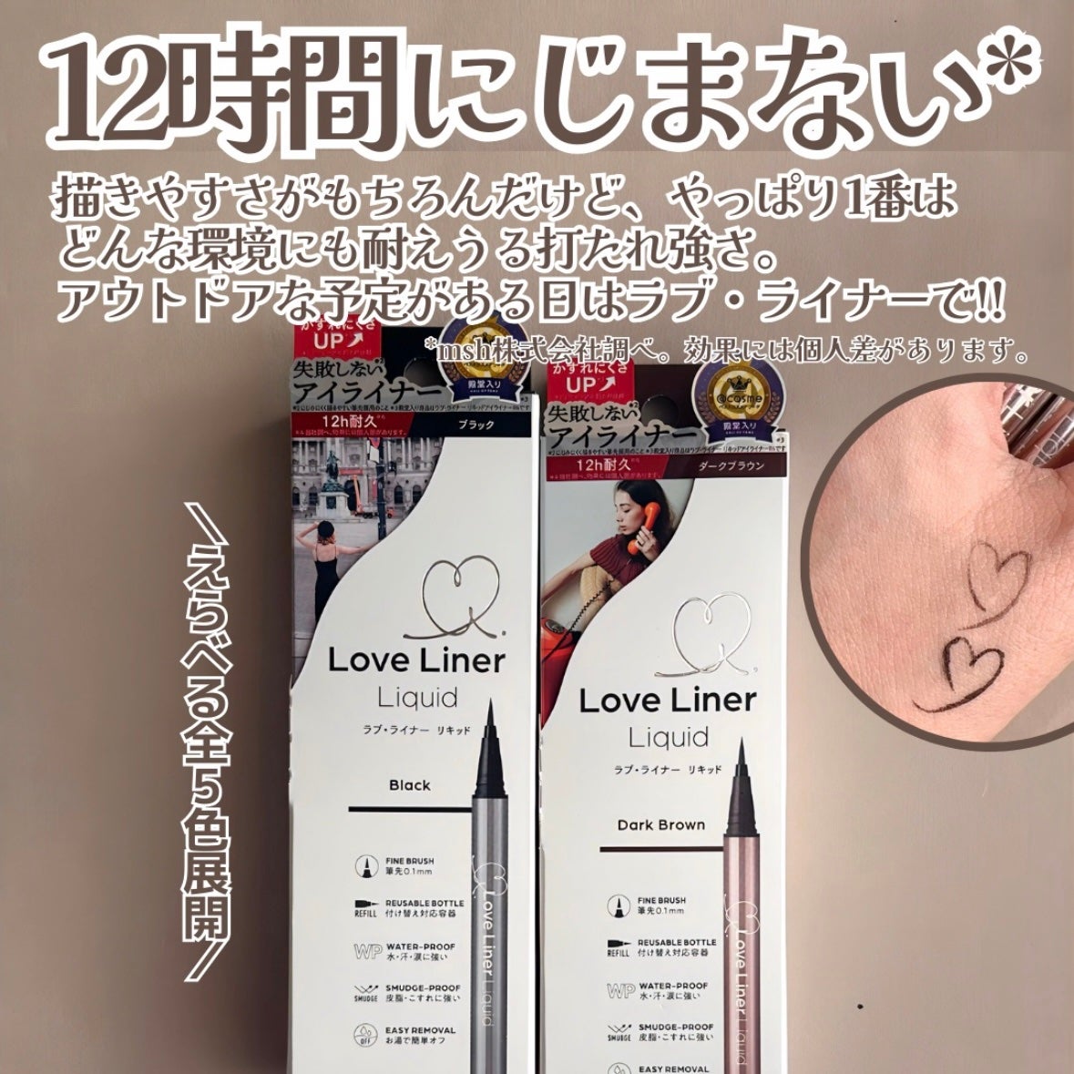 リキッドアイライナーR5/ラブ・ライナー/リキッドアイライナーを使ったクチコミ(5枚目)