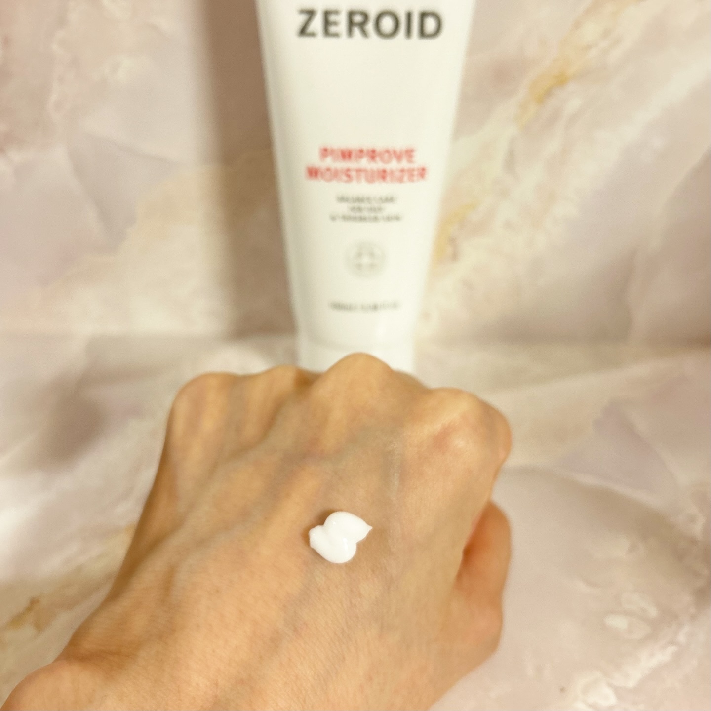 ピンプローブモイスチャーライザー/ZEROID/フェイスクリームを使ったクチコミ（3枚目）