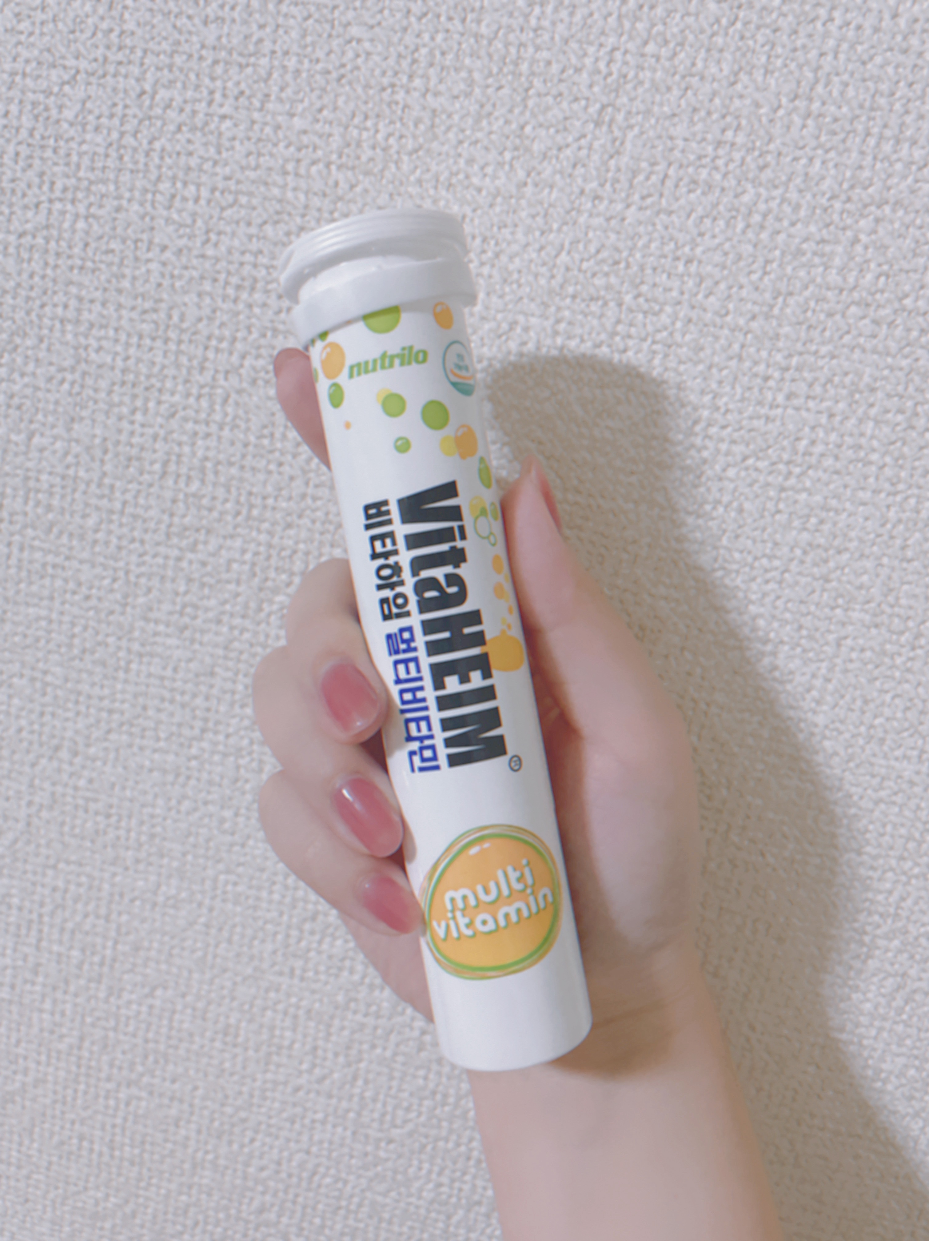 VitaHEIM ビタハイム　亜鉛＋ビタミンC　発泡ドリンク（レモン味）/nutrilo/健康サプリメントを使ったクチコミ（1枚目）