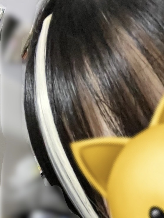 ヘアエクステ（ホワイトグレージュ）/DAISO/ヘアアクセサリーを使ったクチコミ（1枚目）