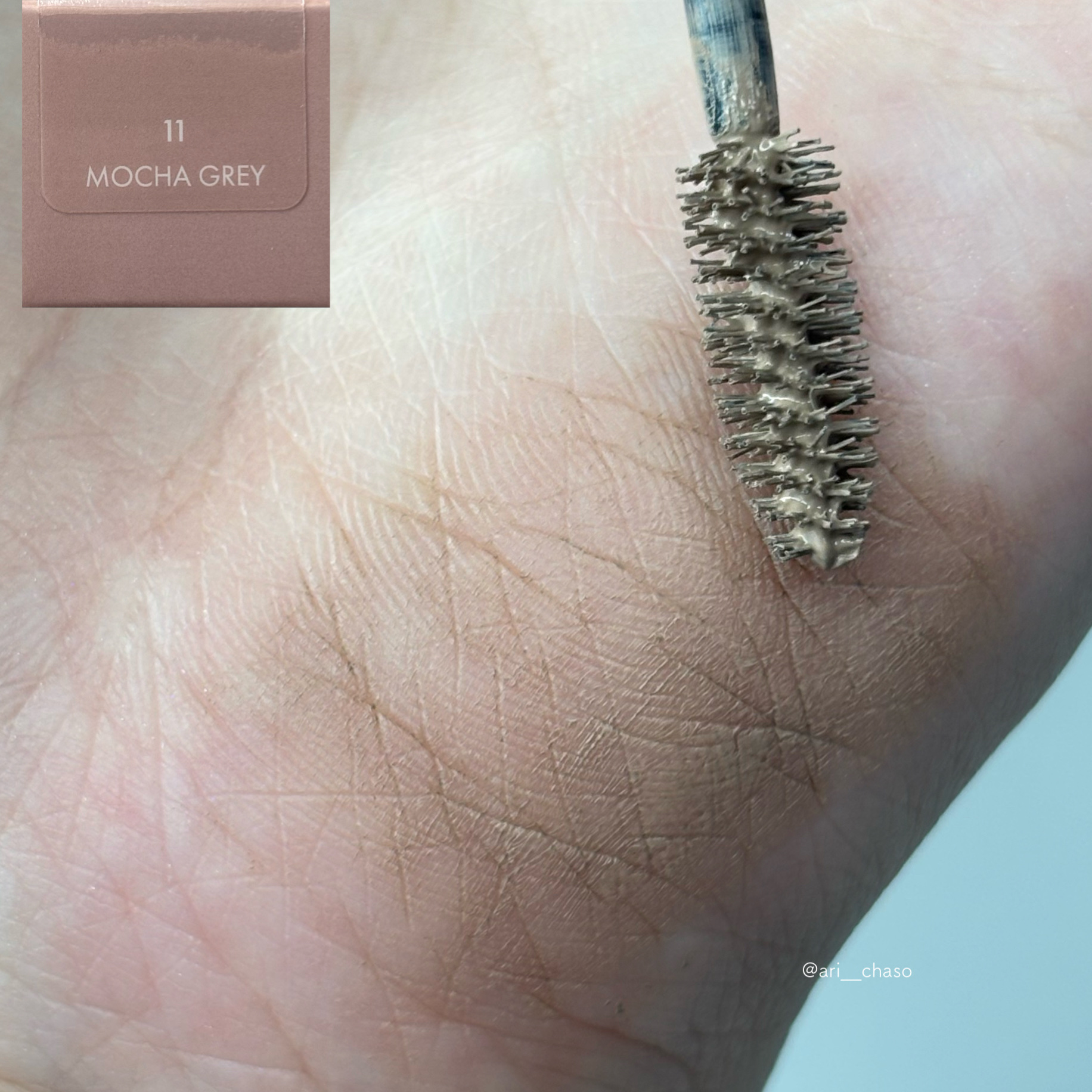 ハンオールブロウカラ/rom&nd/眉マスカラを使ったクチコミ（2枚目）