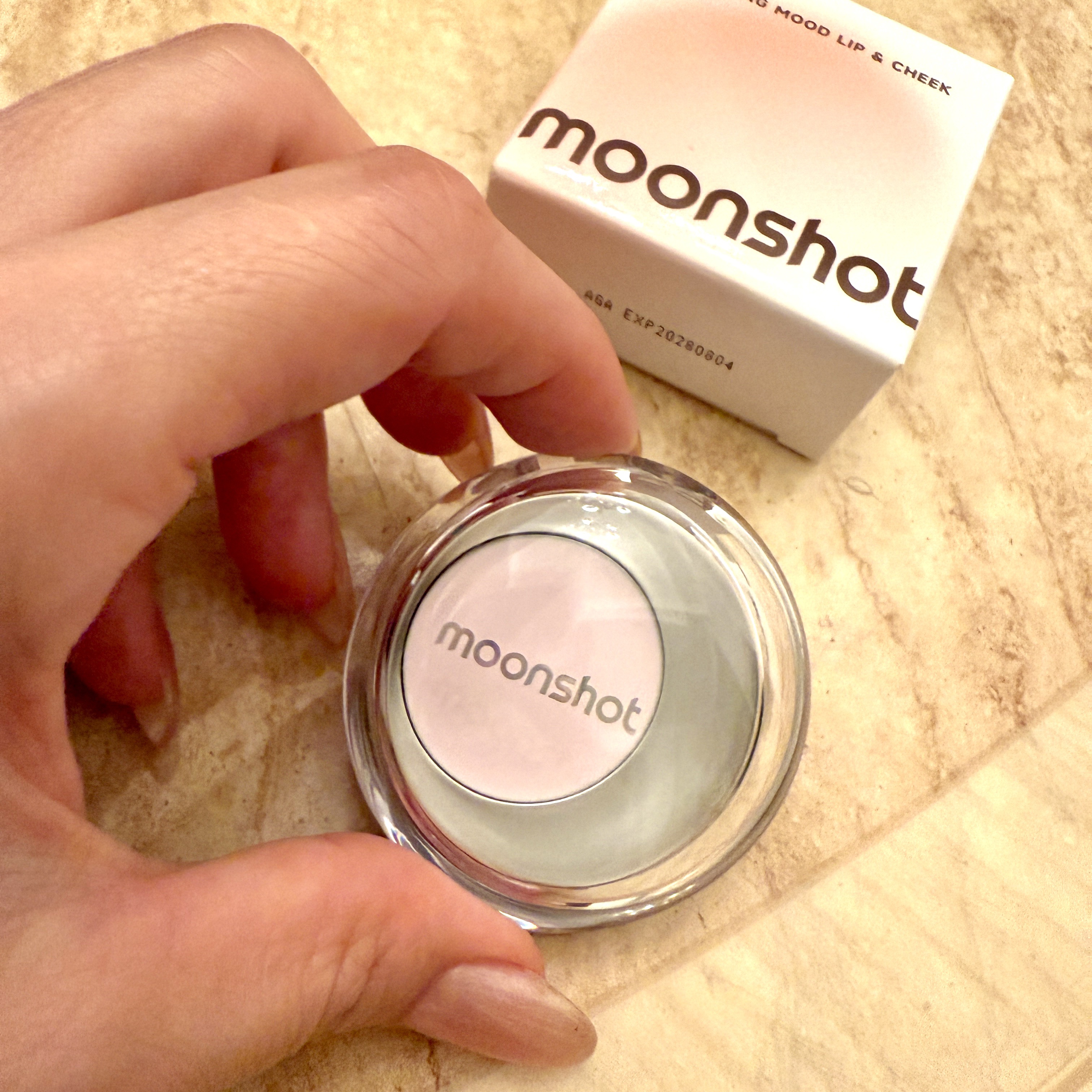 メルティングムードリップ&チーク/moonshot/ジェル・クリームチークを使ったクチコミ（1枚目）