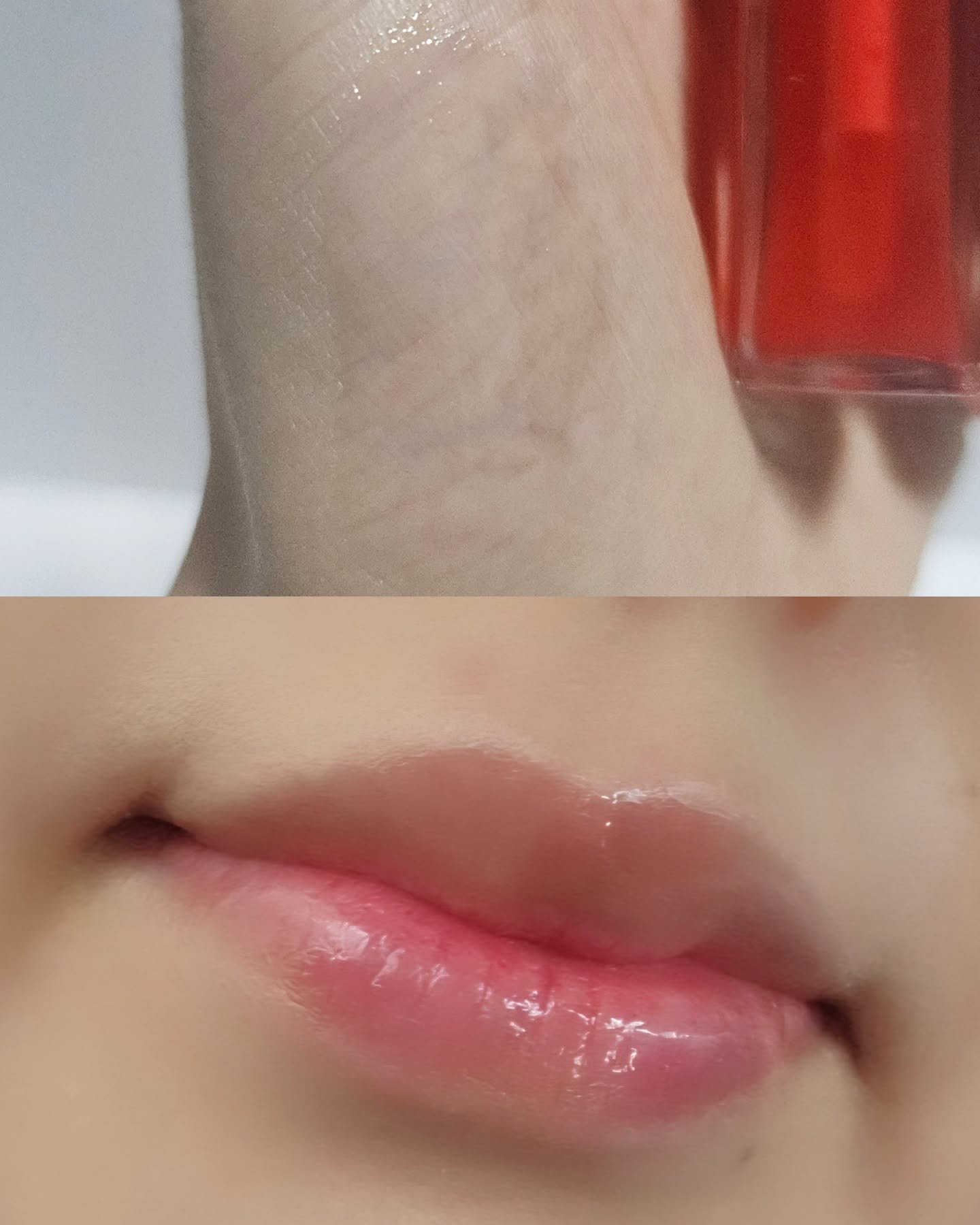 キスミー　フェルム　ヒアルガラスリップ/キスミー フェルム/リップグロスを使ったクチコミ（3枚目）