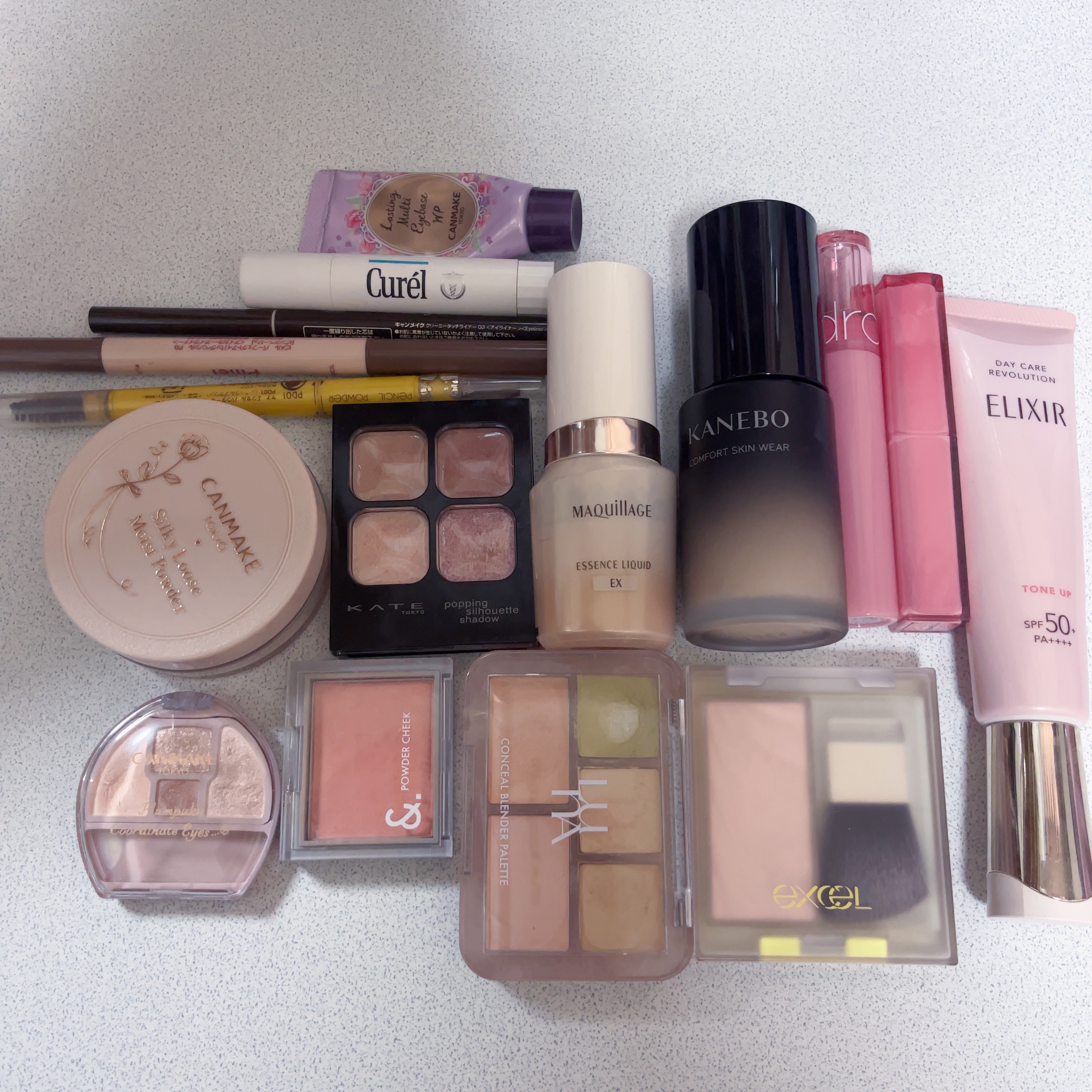 ＆．パウダーチーク シルキーピンク/DAISO/パウダーチークを使ったクチコミ（1枚目）