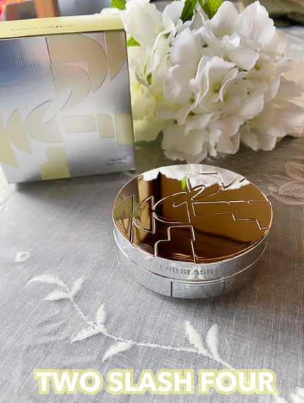 エンジェリックサテンクッション/TWO SLASH FOUR/クッションファンデーションを使ったクチコミ(1枚目)