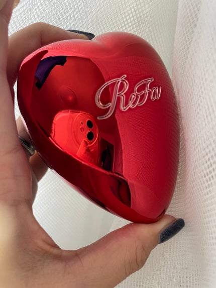 リファ ハートブラシ Shine Red(シャインレッド)/ReFa/頭皮ケアの画像