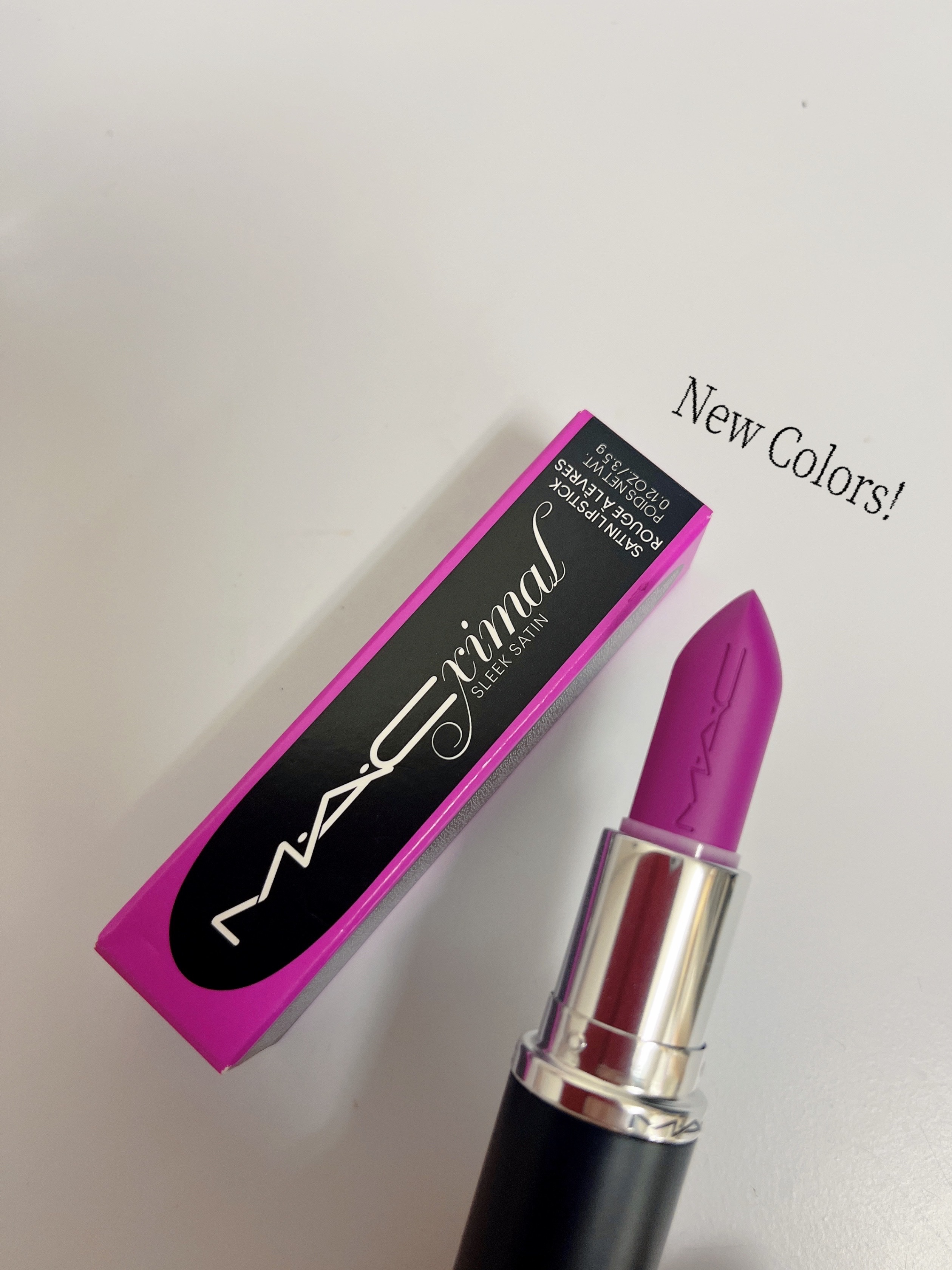 マキシマル スリーク サテン リップスティック バイオレット ヴェイパー/M・A・C/口紅を使ったクチコミ（1枚目）