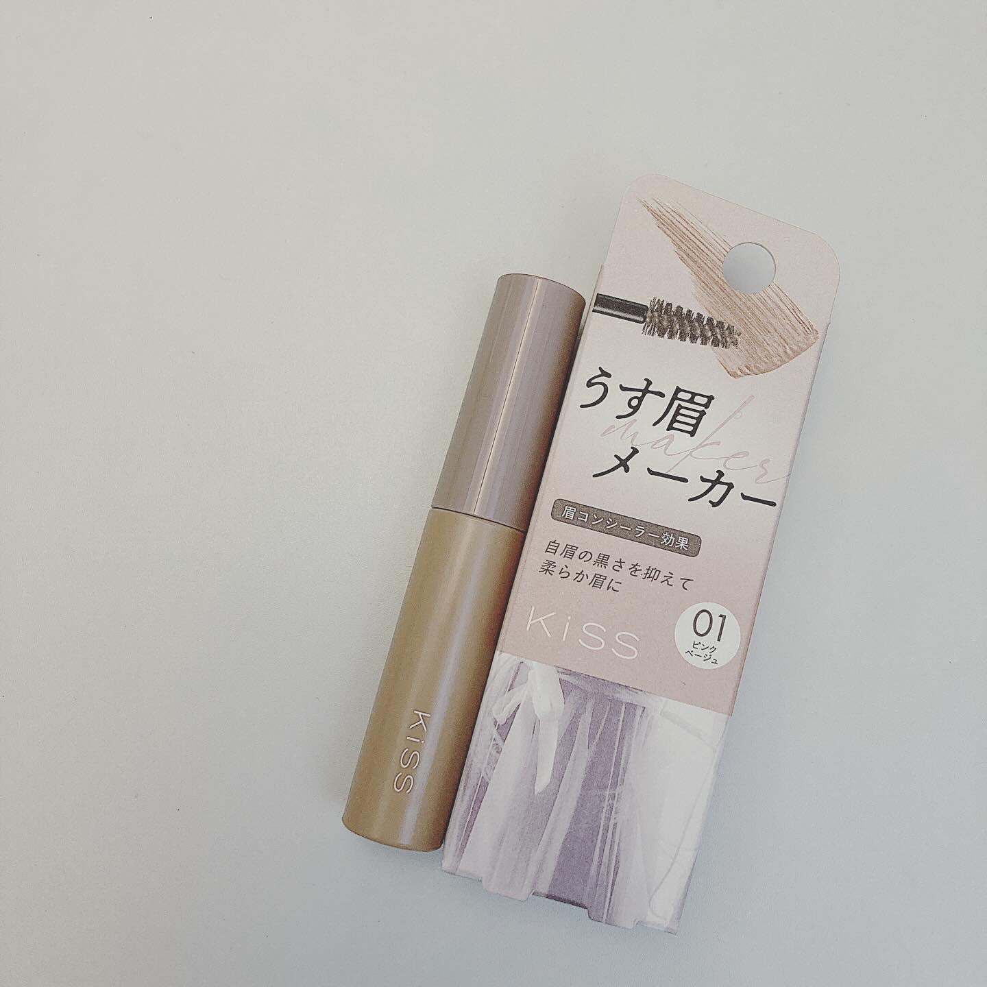 キス うす眉メーカー/KiSS/眉マスカラを使ったクチコミ（1枚目）