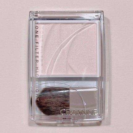 トーンフィルターハイライト/CEZANNE/パウダーハイライトを使ったクチコミ(6枚目)