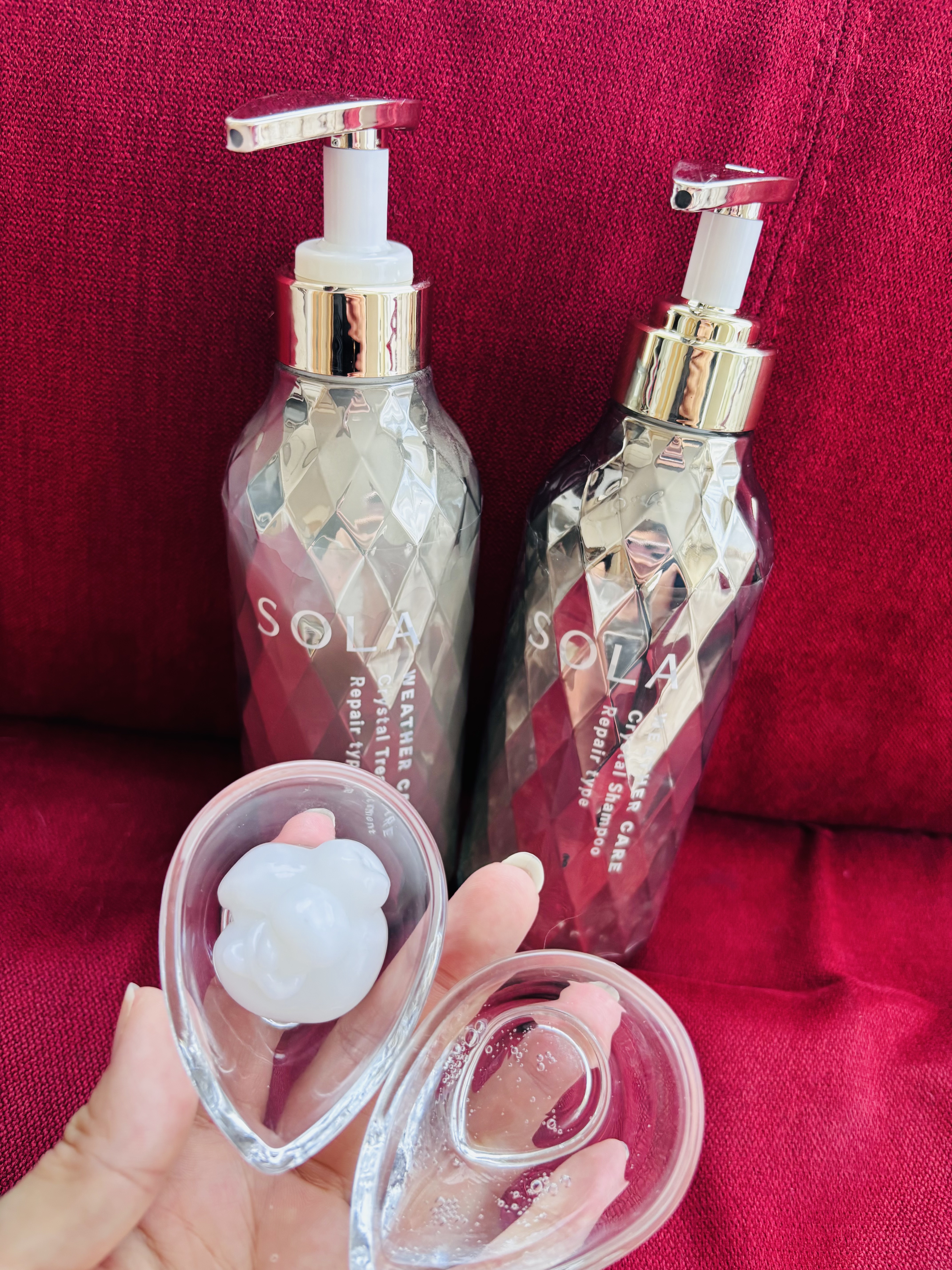 ソラ ウェザーケア クリスタル ヘアミルクインミスト リペアタイプ/SOLA WEATHER CARE/ヘアミストを使ったクチコミ（2枚目）