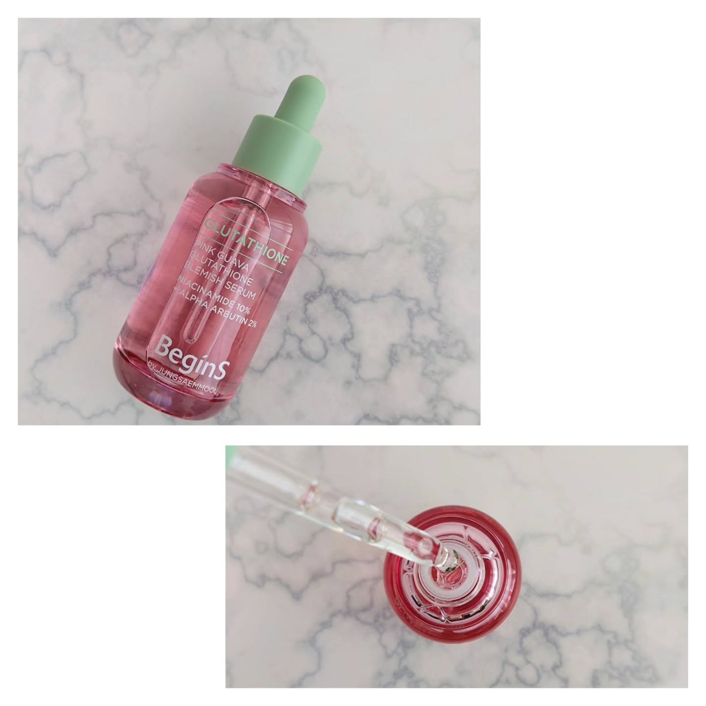 Pink Guava Glutathione Blemish Serum/BeginS by JUNGSAEMMOOL/美容液を使ったクチコミ(2枚目)
