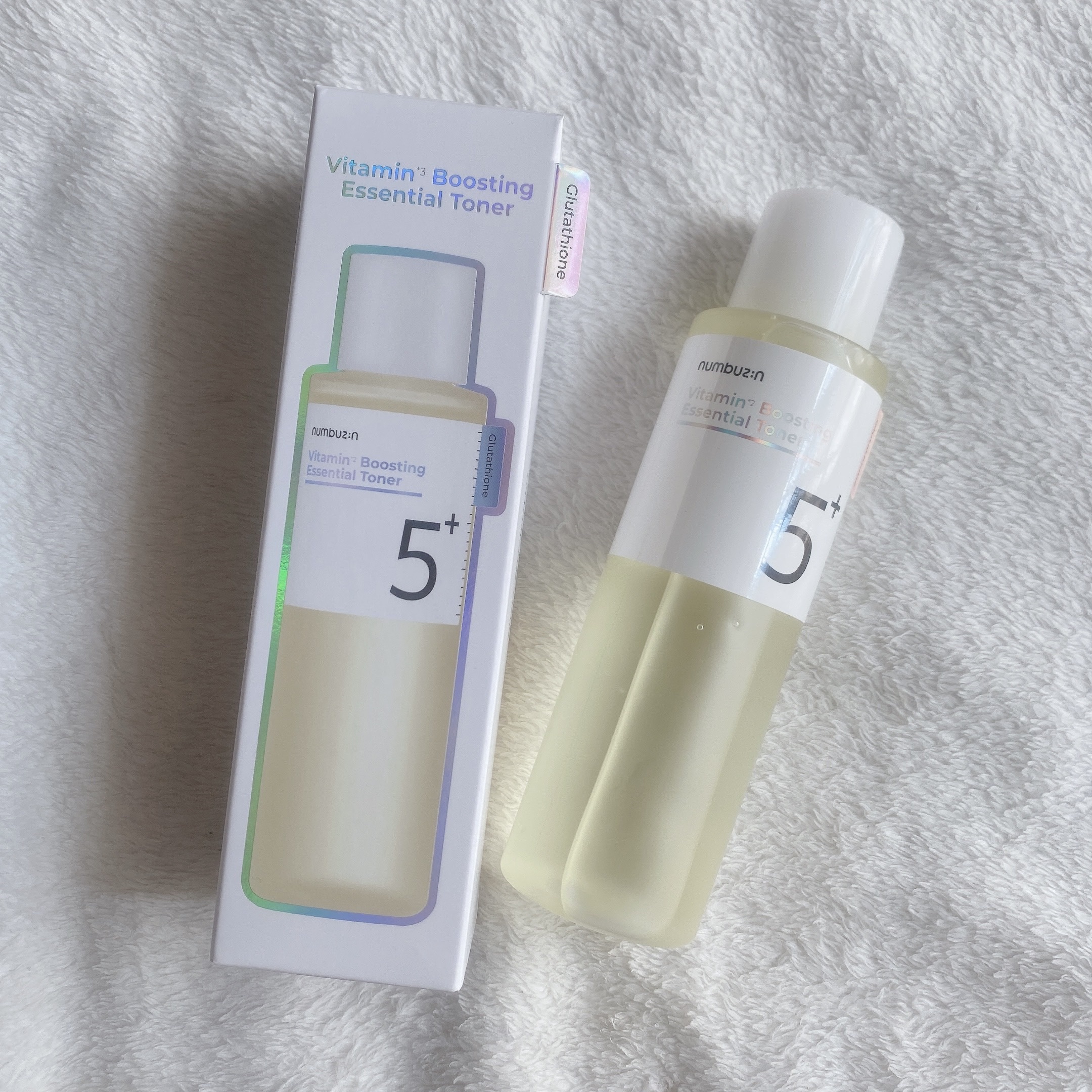 5番 白玉グルタチオンCエッセンシャルトナー/numbuzin/化粧水を使ったクチコミ（1枚目）