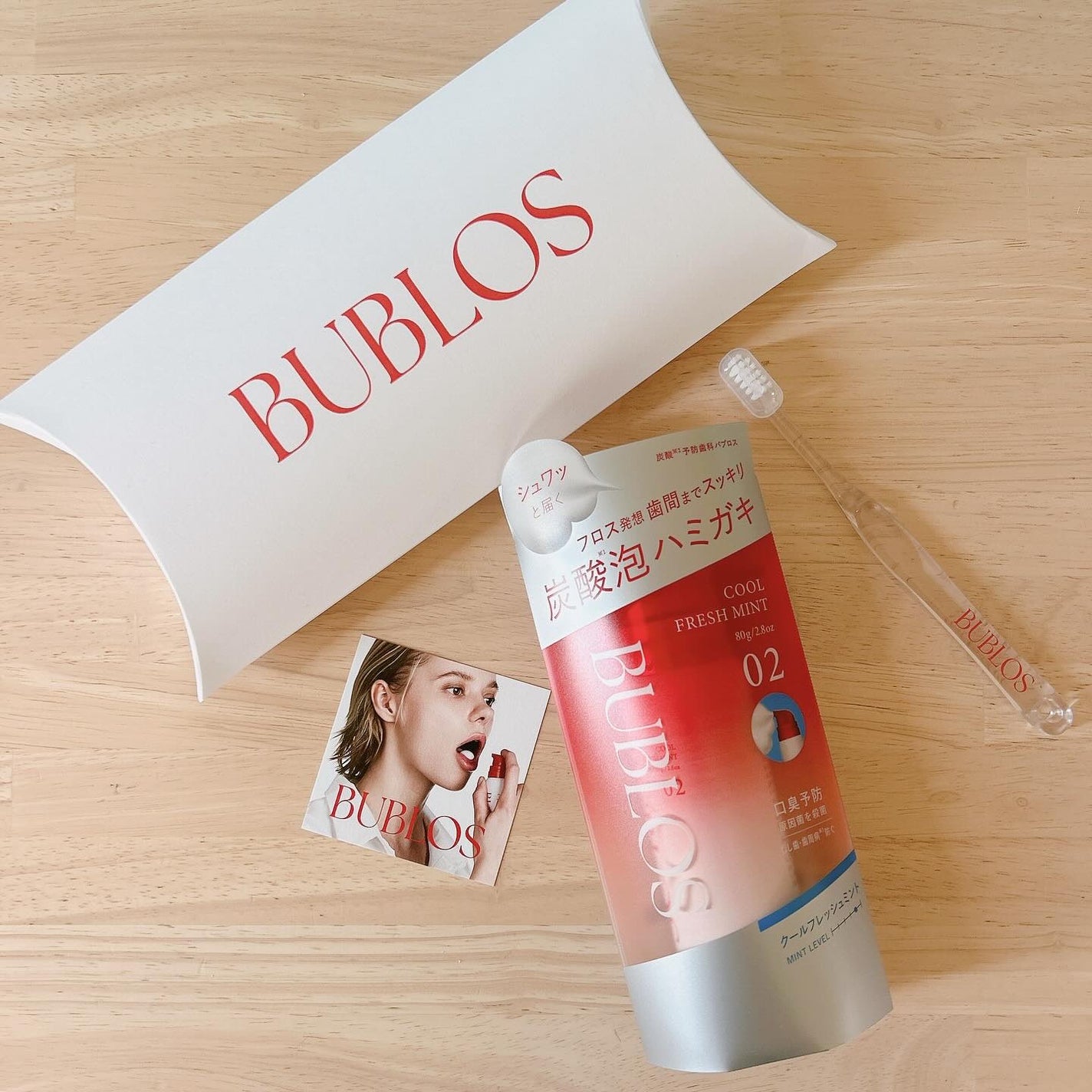 バブロス 炭酸泡ハミガキ/BUBLOS/歯磨き粉を使ったクチコミ(1枚目)