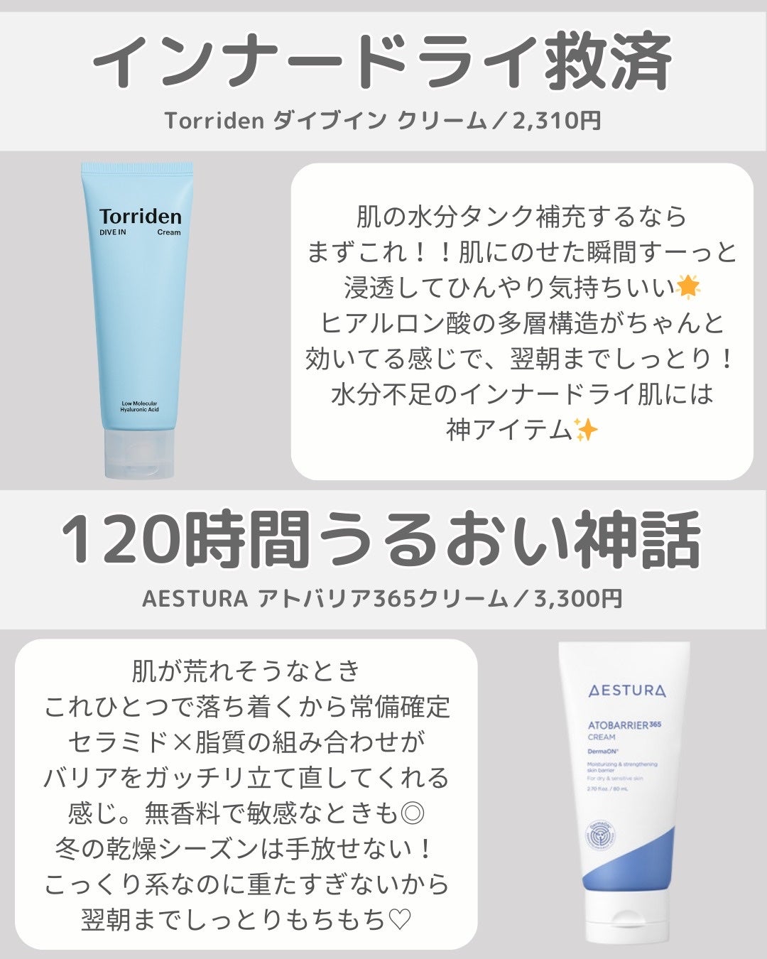 アトバリア365クリーム/AESTURA/フェイスクリームを使ったクチコミ(2枚目)