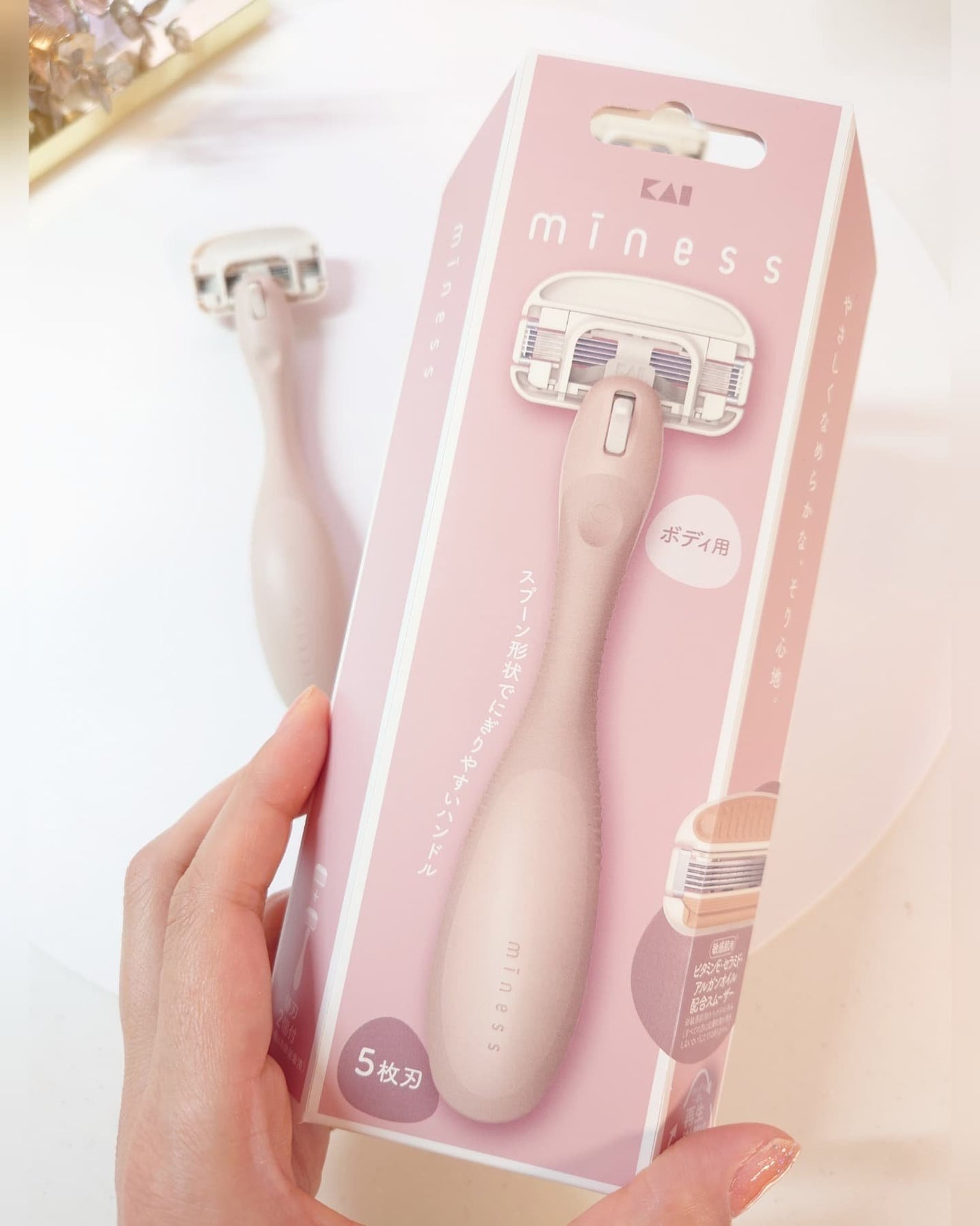 miness ボディ用カミソリ 替刃2個付/貝印/シェーバーを使ったクチコミ(2枚目)