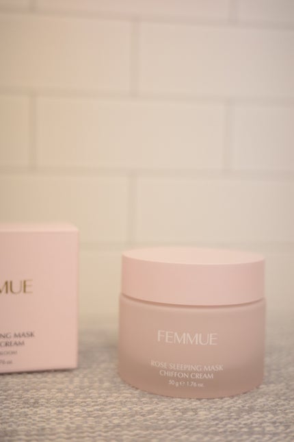 ローズウォーター スリーピングマスク/FEMMUE/フェイスクリームを使ったクチコミ(1枚目)