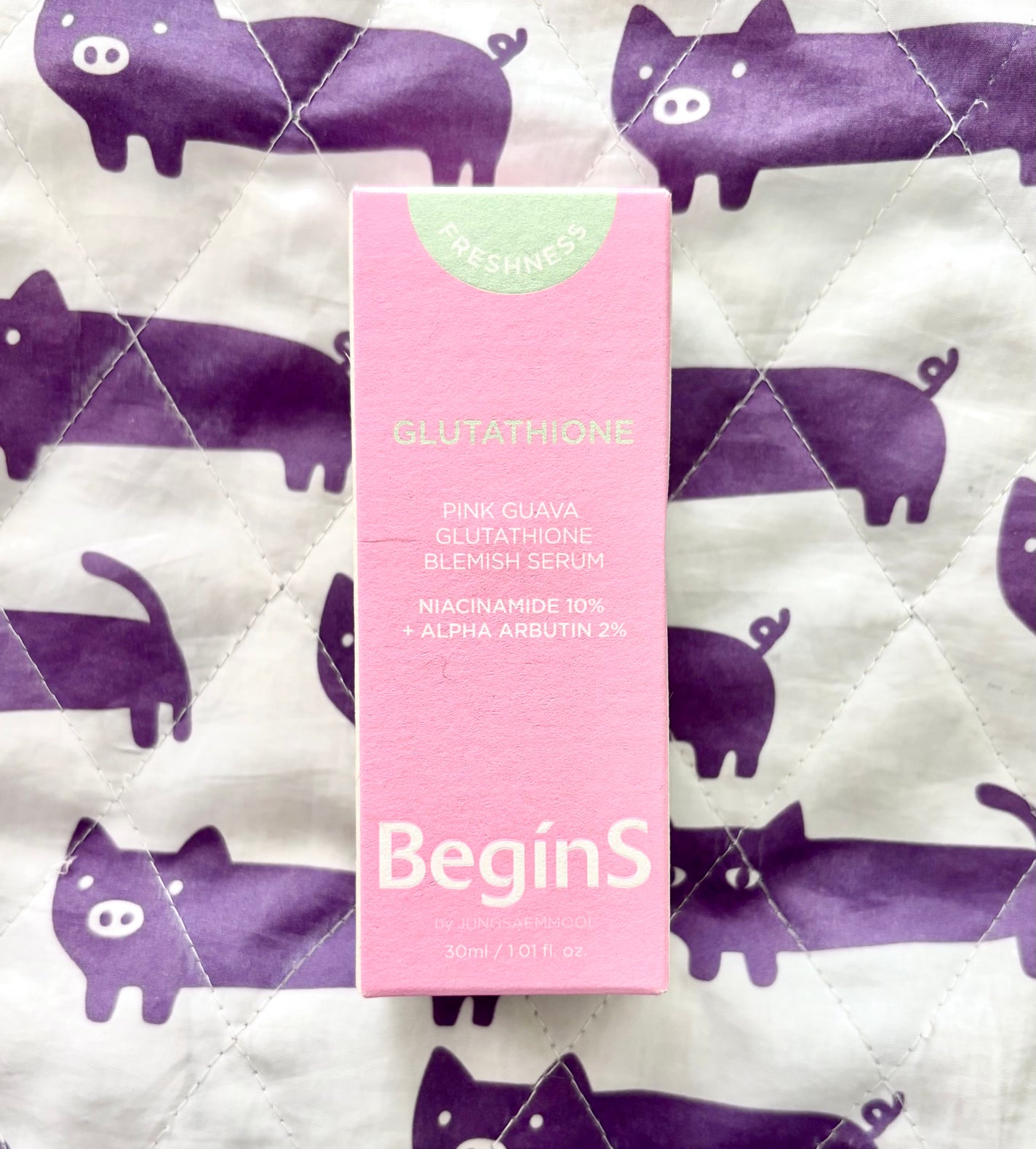 Pink Guava Glutathione Blemish Serum/BeginS by JUNGSAEMMOOL/美容液を使ったクチコミ(2枚目)