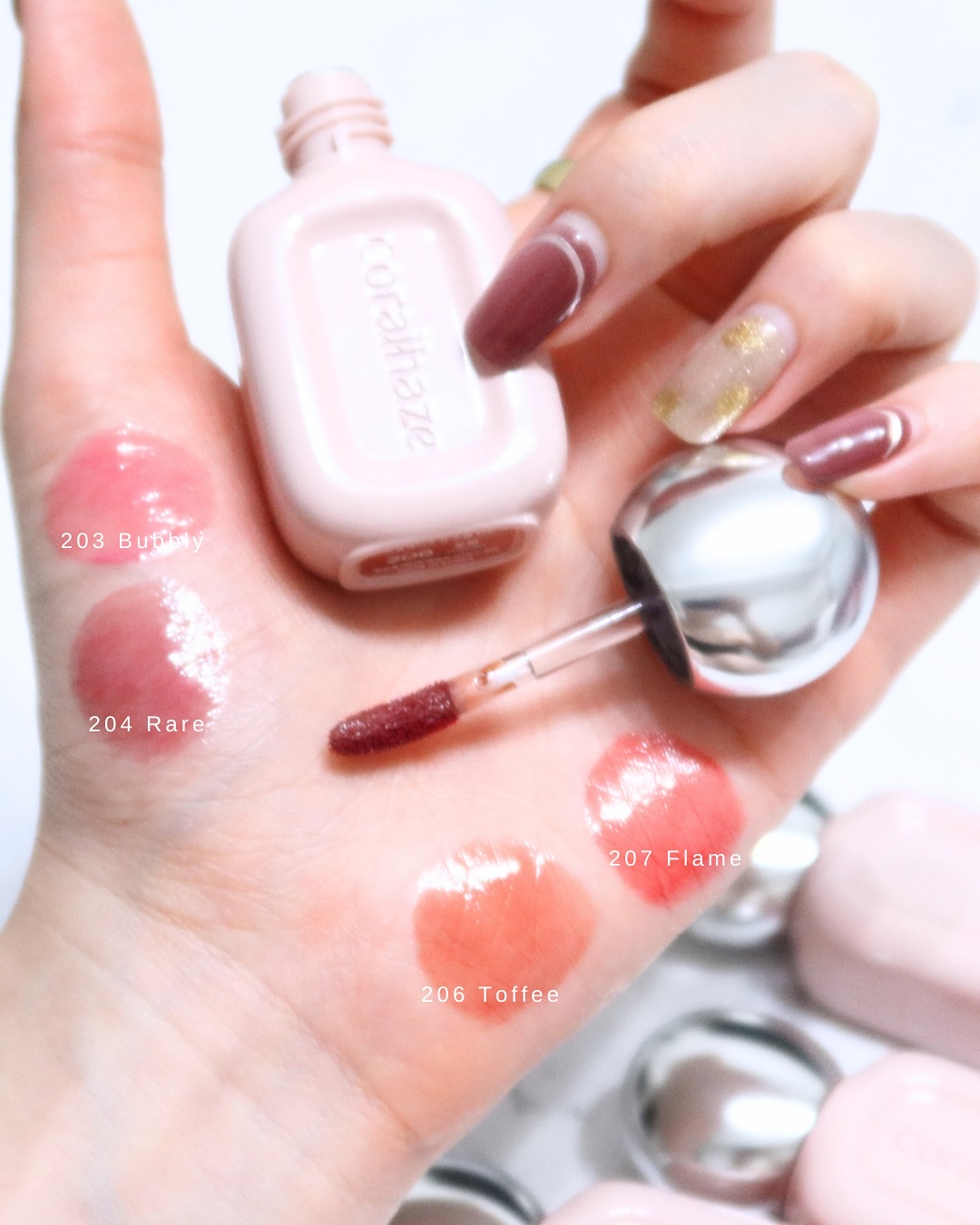 デュー ドロップ ティント/Coralhaze/リップティントを使ったクチコミ（3枚目）