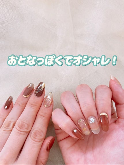 セミハードジェルネイルシール/and us/ネイルシールを使ったクチコミ(7枚目)