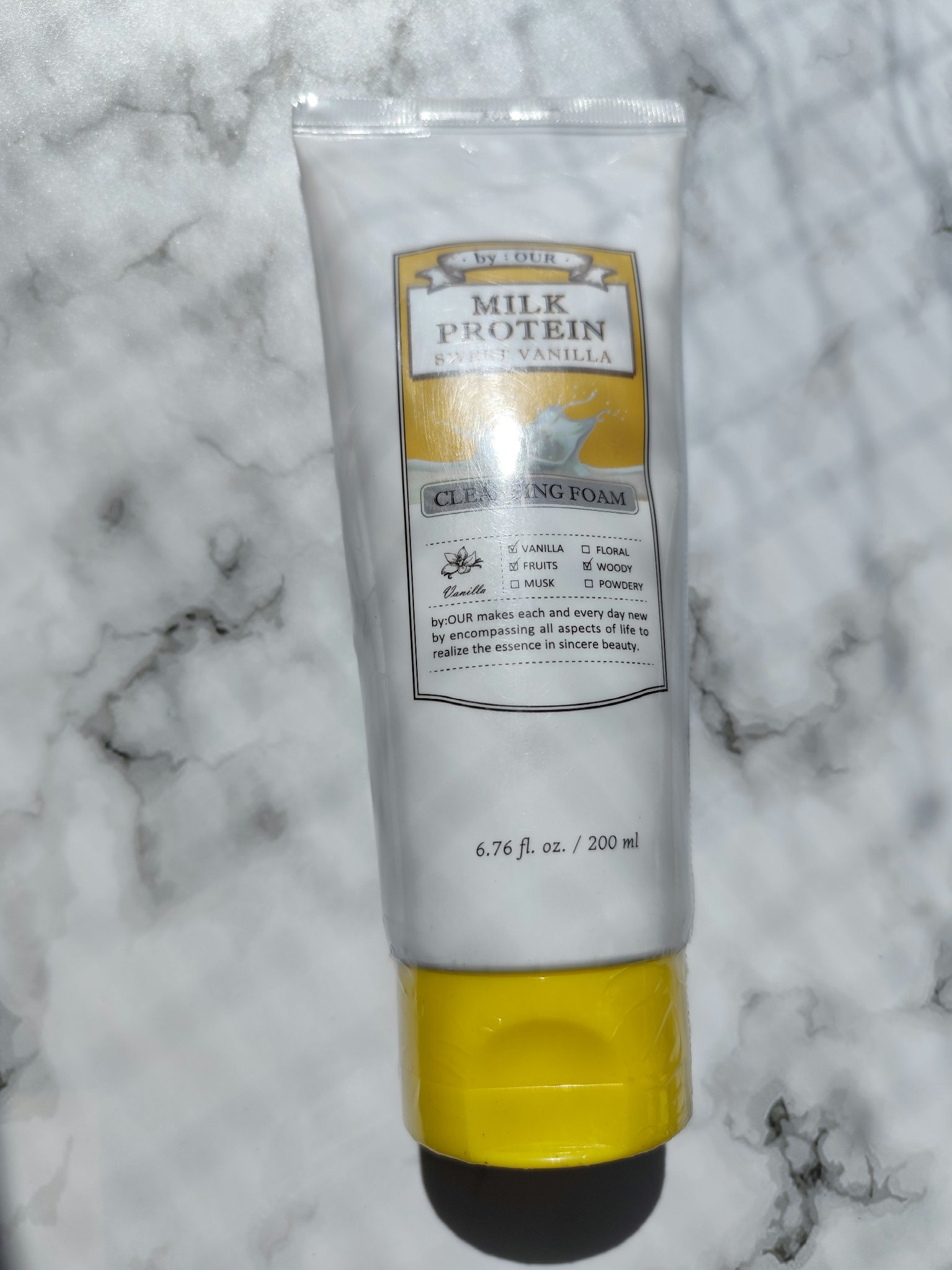 misakiのクチコミ「by : OURミルクプロテイン 
ホイップクレンジングフォーム スイートバニラ
好きです、柔.....」（1枚目）