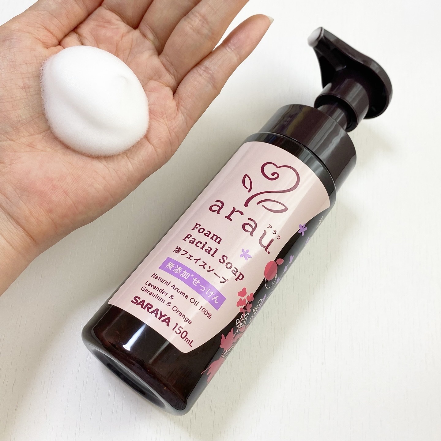 arau.（アラウ.） 泡フェイスソープ/arau.(アラウ)/泡洗顔を使ったクチコミ（2枚目）