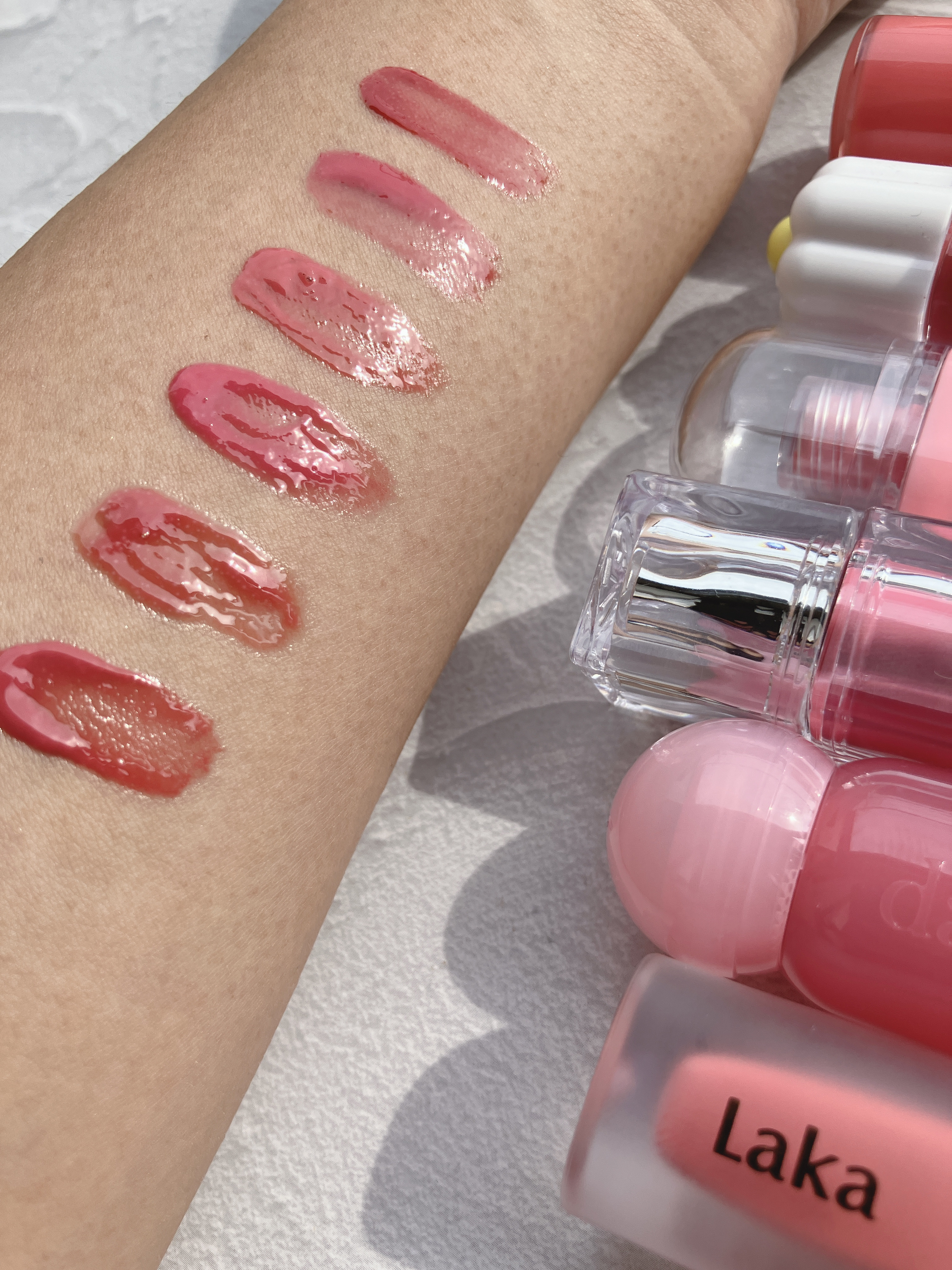 フルーティーグラムティント 111 メロウ（ミニ）/Laka/リップティントを使ったクチコミ（3枚目）