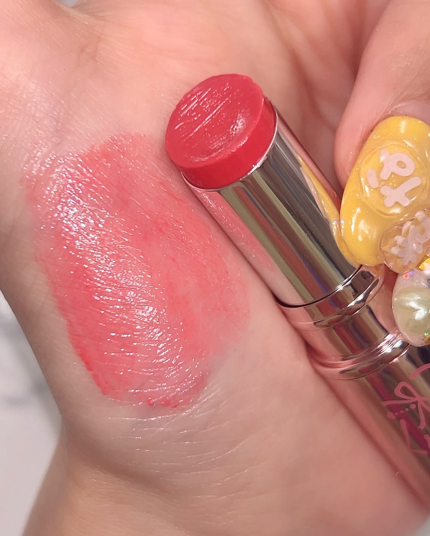 ラスターヴェールルージュ/キャンメイク/口紅を使ったクチコミ(3枚目)