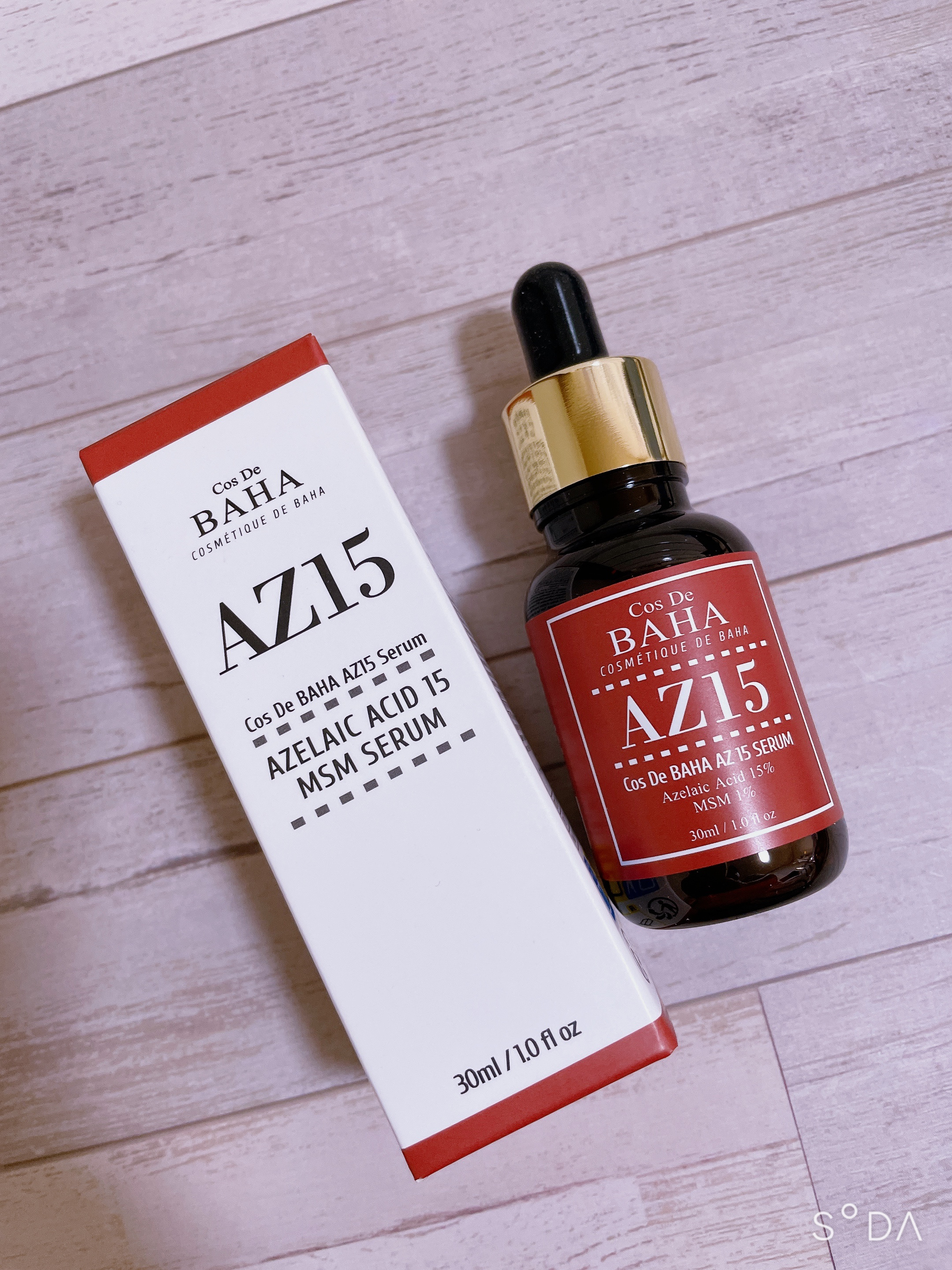 Cos De BAHA
AZELAC ACID 15 MSM SERUM



一日一滴で肌治安管理
AZアゼライン酸美容液✨



使えば使うほど
トラブルが起こりにくい肌に導いてくれる
美容液。


夜洗顔後、化粧水で肌のキメを整えたあ