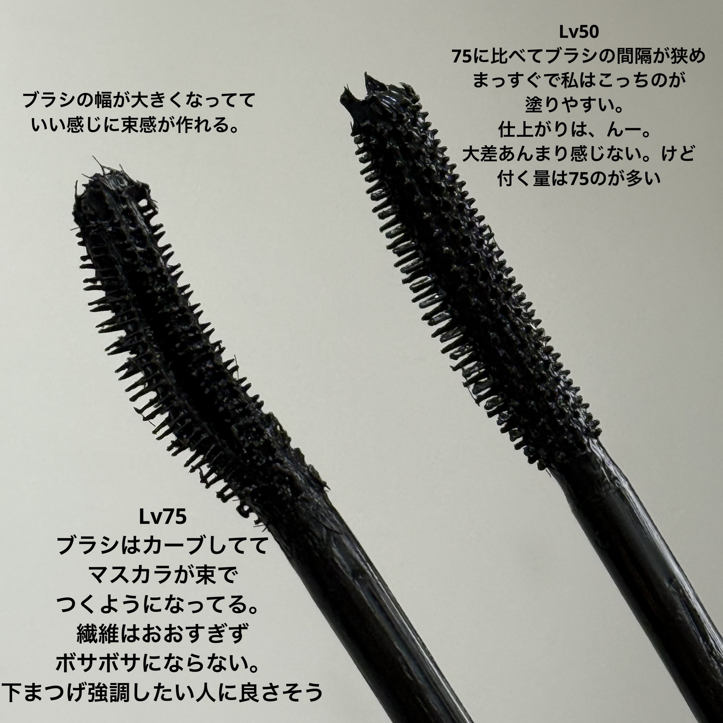 ラッシュファイター　カールアッパーマスカラ　Lv50/ラッシュファイター/マスカラを使ったクチコミ（2枚目）