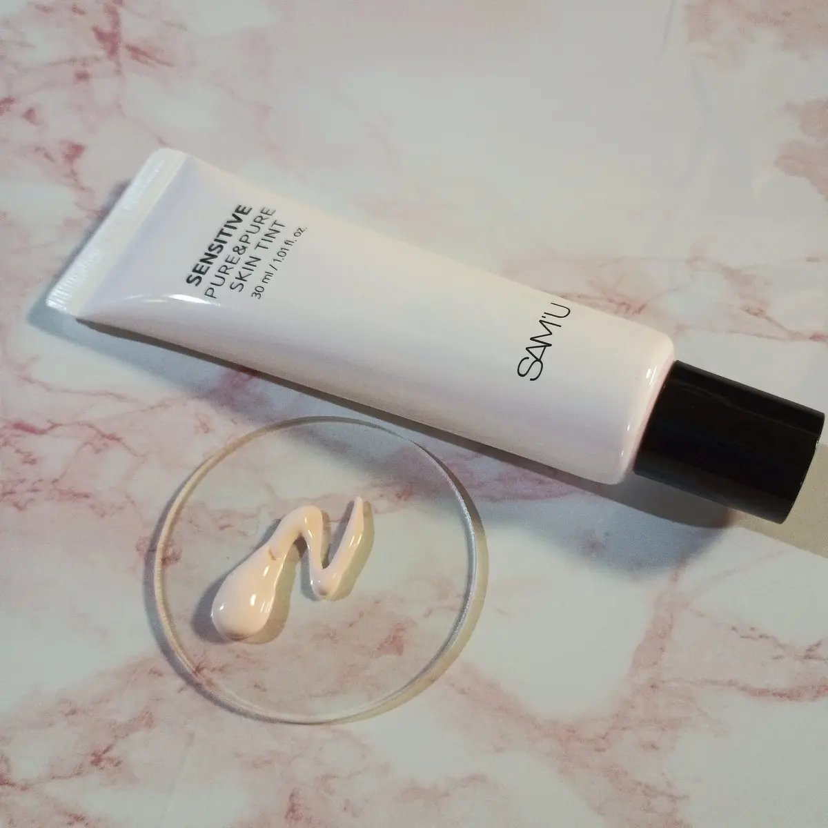 センシティブピュア＆ピュアスキンティント/SAM'U/化粧下地を使ったクチコミ（2枚目）