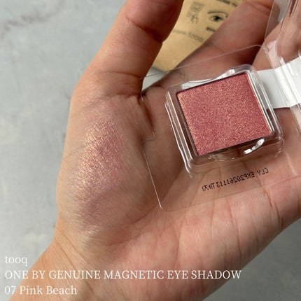 tooq ONE BY GENUINE MAGNETIC EYE SHADOW/Tooq/パウダーアイシャドウを使ったクチコミ(3枚目)