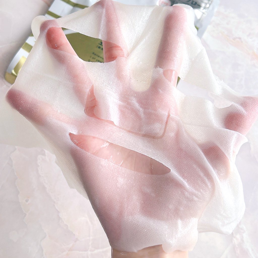 リズム べース デイリーケアマスク（シャイン） 7枚入り（150mL）/RISM/シートマスク・パックを使ったクチコミ（2枚目）