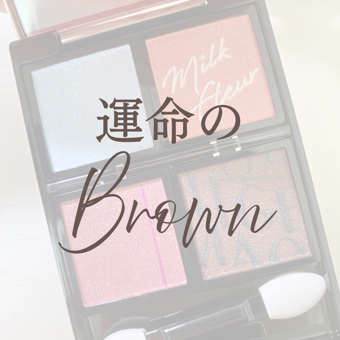 ドラマティックアイカラー (パウダー)/(クリーム) BR635 ショコラノワール/マキアージュ/アイシャドウパレットを使ったクチコミ（1枚目）