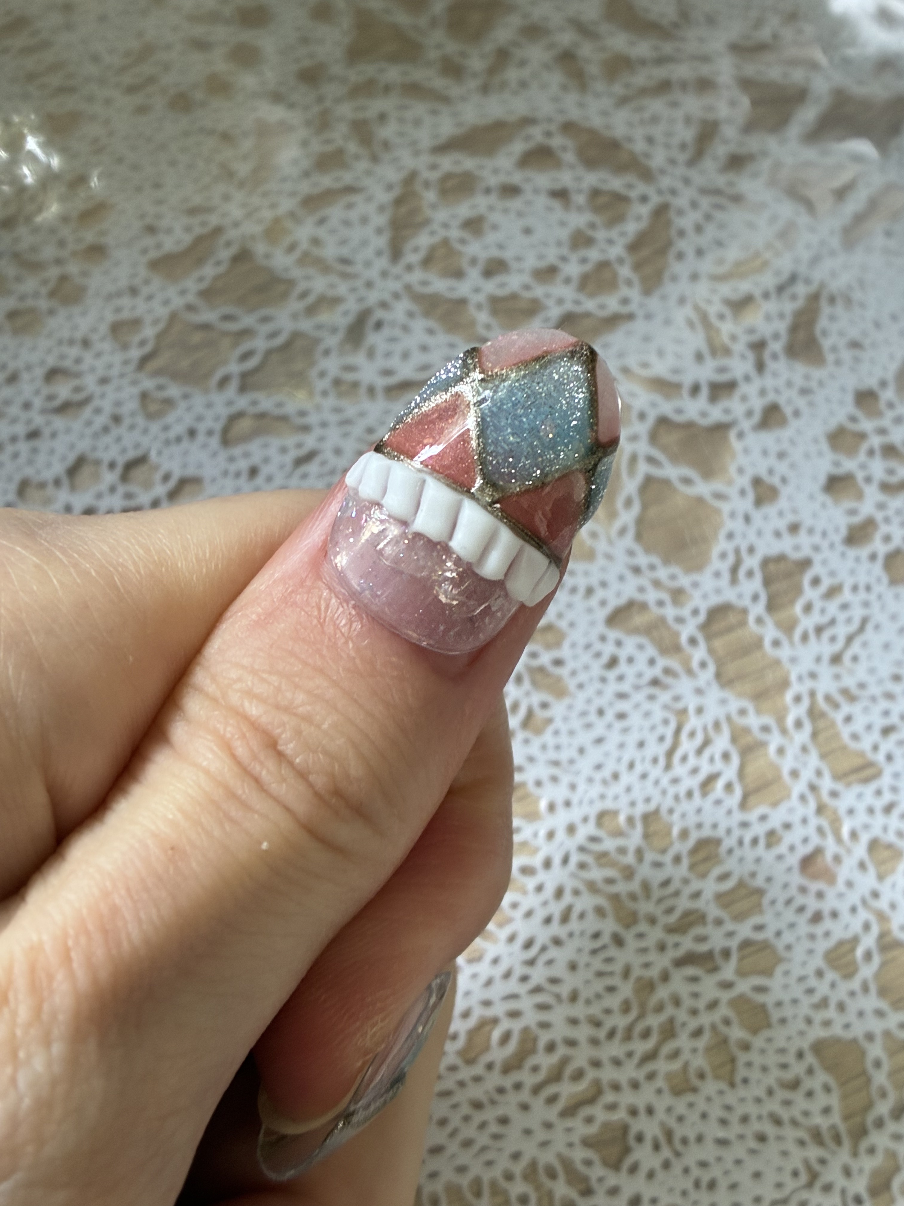 ジェルネイル（ライト対応）/セリア/ジェルネイルを使ったクチコミ（3枚目）