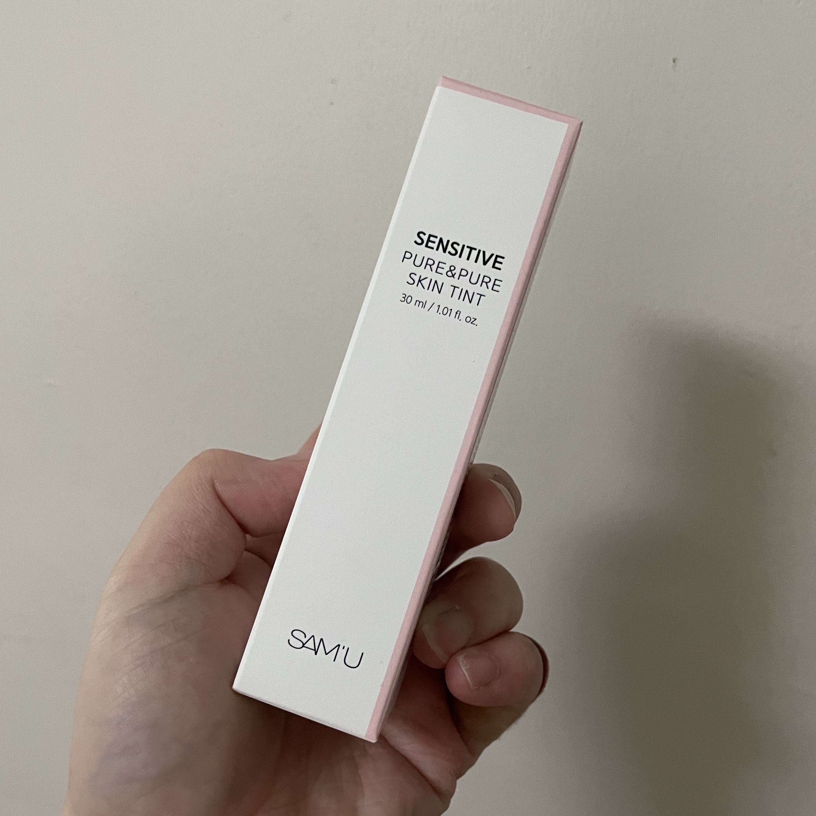 センシティブピュア＆ピュアスキンティント/SAM'U/化粧下地を使ったクチコミ（2枚目）