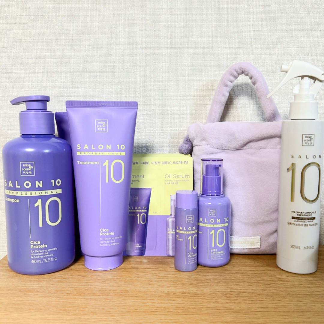 サロン10プロフェッショナルシカプロテイントリートメント/miseenscene/洗い流すヘアトリートメントを使ったクチコミ（1枚目）