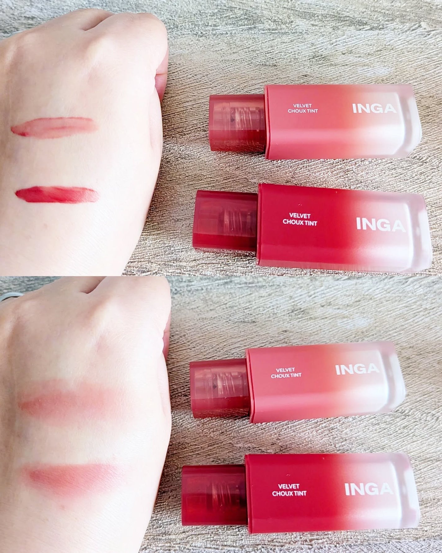 ベルベットシューティント/INGA/リップティントを使ったクチコミ(3枚目)