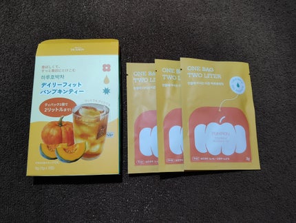 デイリーフィット パンプキンティー/TEASON/美容ドリンクを使ったクチコミ(1枚目)