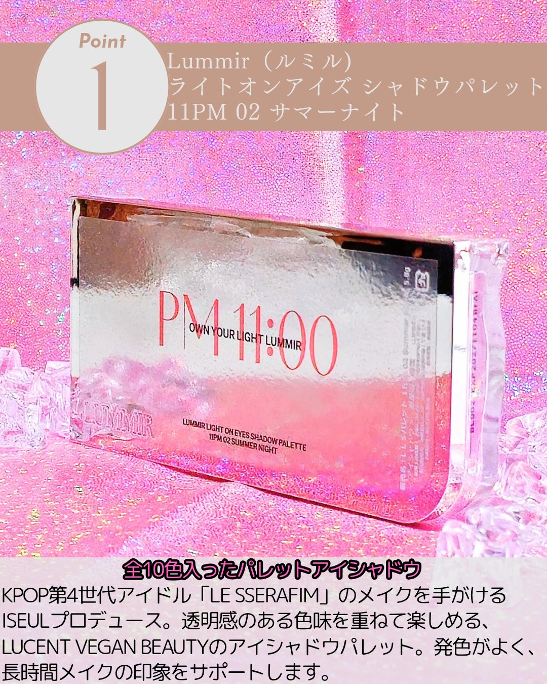 ライトオンアイズシャドウパレット/ルミル/アイシャドウパレットを使ったクチコミ（2枚目）