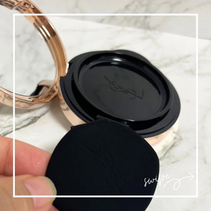 ラディアント タッチ グロウパクト B10 コレクター/YVES SAINT LAURENT BEAUTE/クッションファンデーションを使ったクチコミ(3枚目)