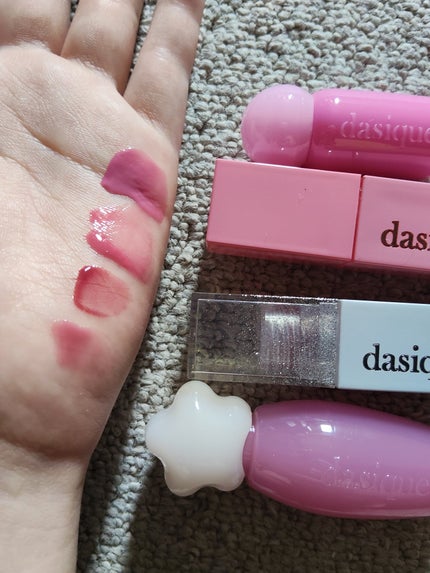 ジューシーデューイグロウティント 16 タロミルク/dasique/リップティントを使ったクチコミ(1枚目)