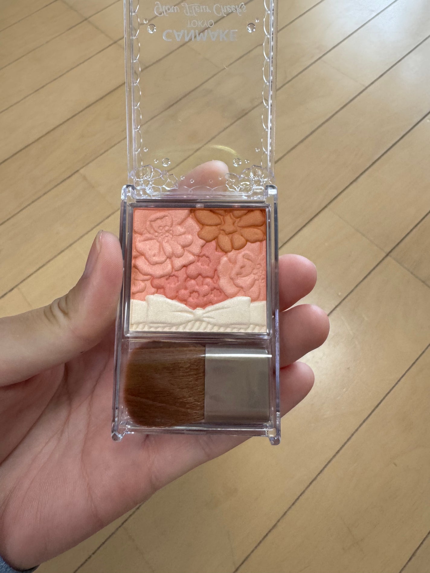 グロウフルールチークス/キャンメイク/パウダーチークを使ったクチコミ(3枚目)