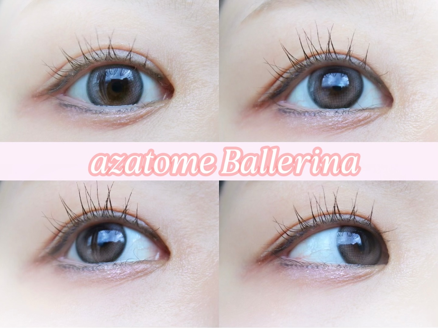 ⁡
azatome
バレリーナ

DIA>>>>14.0mm
着色直径>>>>12.8mm
BC>>>>8.7mm
使用期間>>>>ワンデー
含水率>>>>38％
⁡
重盛さと美#さんがイメージモデル*
⁡
こちらはほんのりピンク味のあるグ