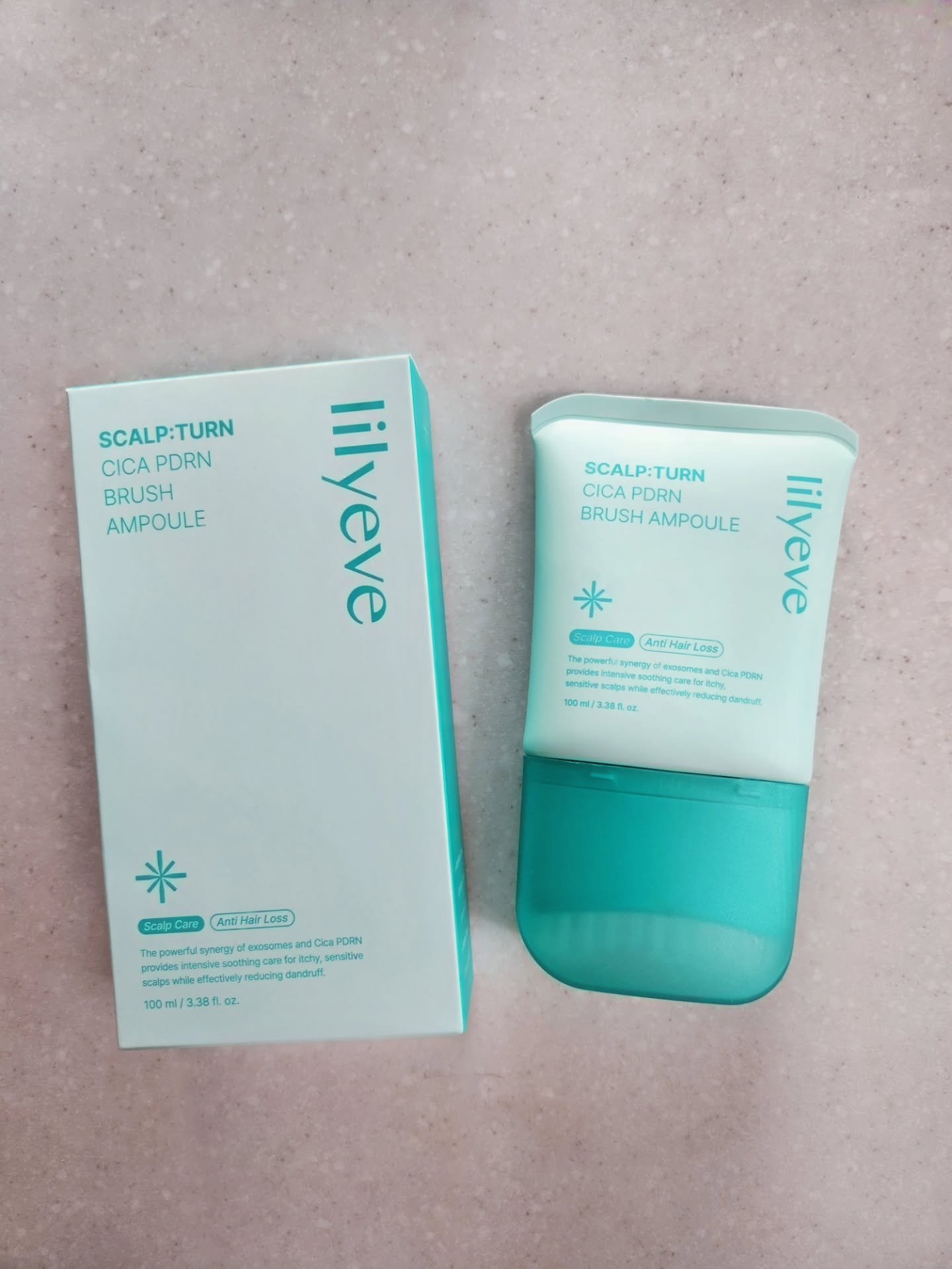 スカルプターンヘアアンプル/リリーイブ/頭皮ローションを使ったクチコミ（1枚目）