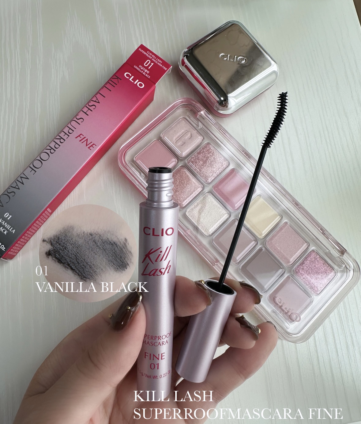 CLIOのキル ラッシュ スーパープルーフ マスカラ新作🇰🇷

⚫︎KILL LASH SUPERPROOF MASCARA FINE 

01 バニラブラック
繊細ロングで目元くっきり👀🖤

マスカラがめちゃくちゃ付けやすくなって
