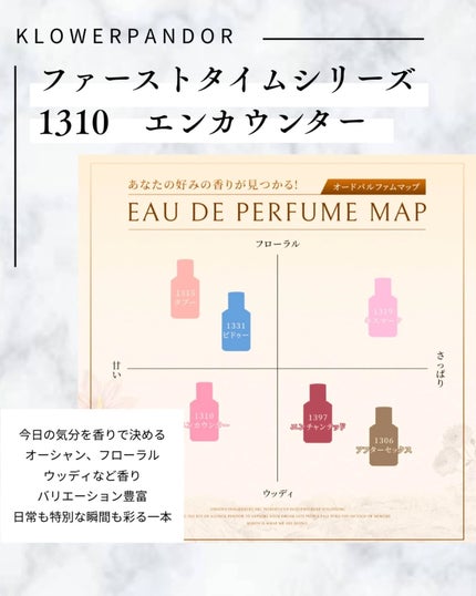 1310 エンカウンター/KLOWER PANDOR/香水(レディース)を使ったクチコミ(4枚目)
