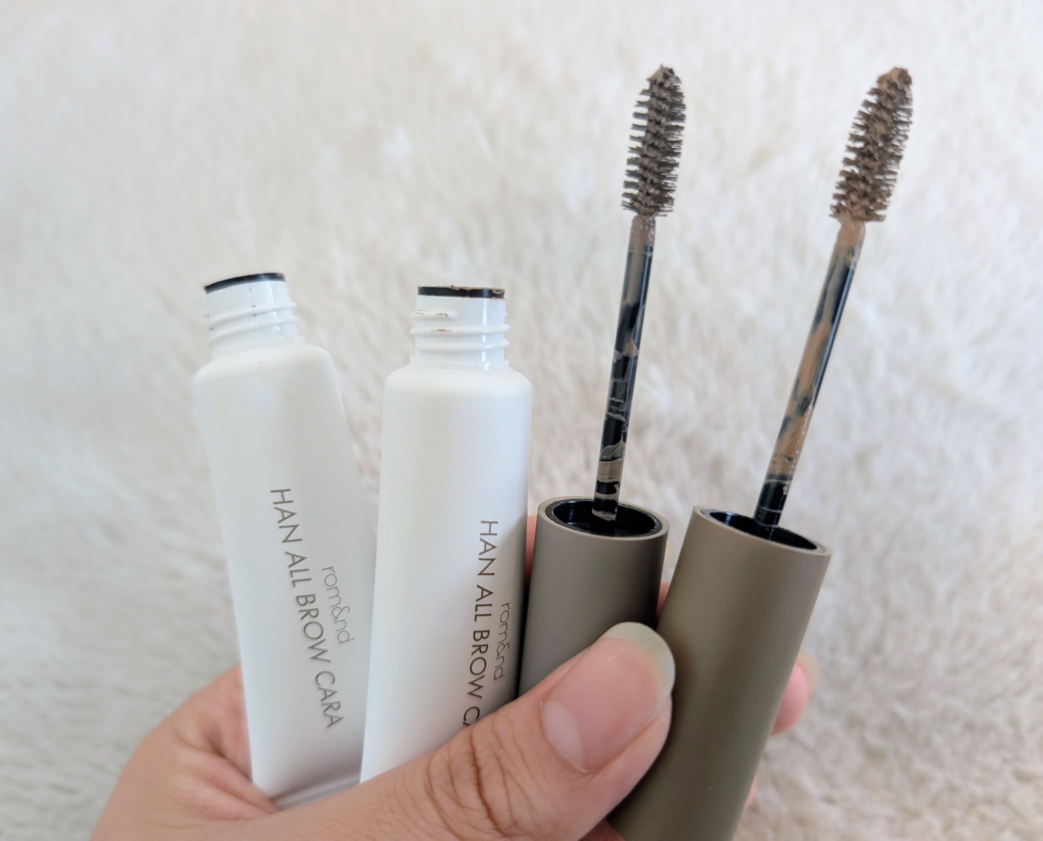 ハンオールブロウカラ/rom&nd/眉マスカラを使ったクチコミ（2枚目）