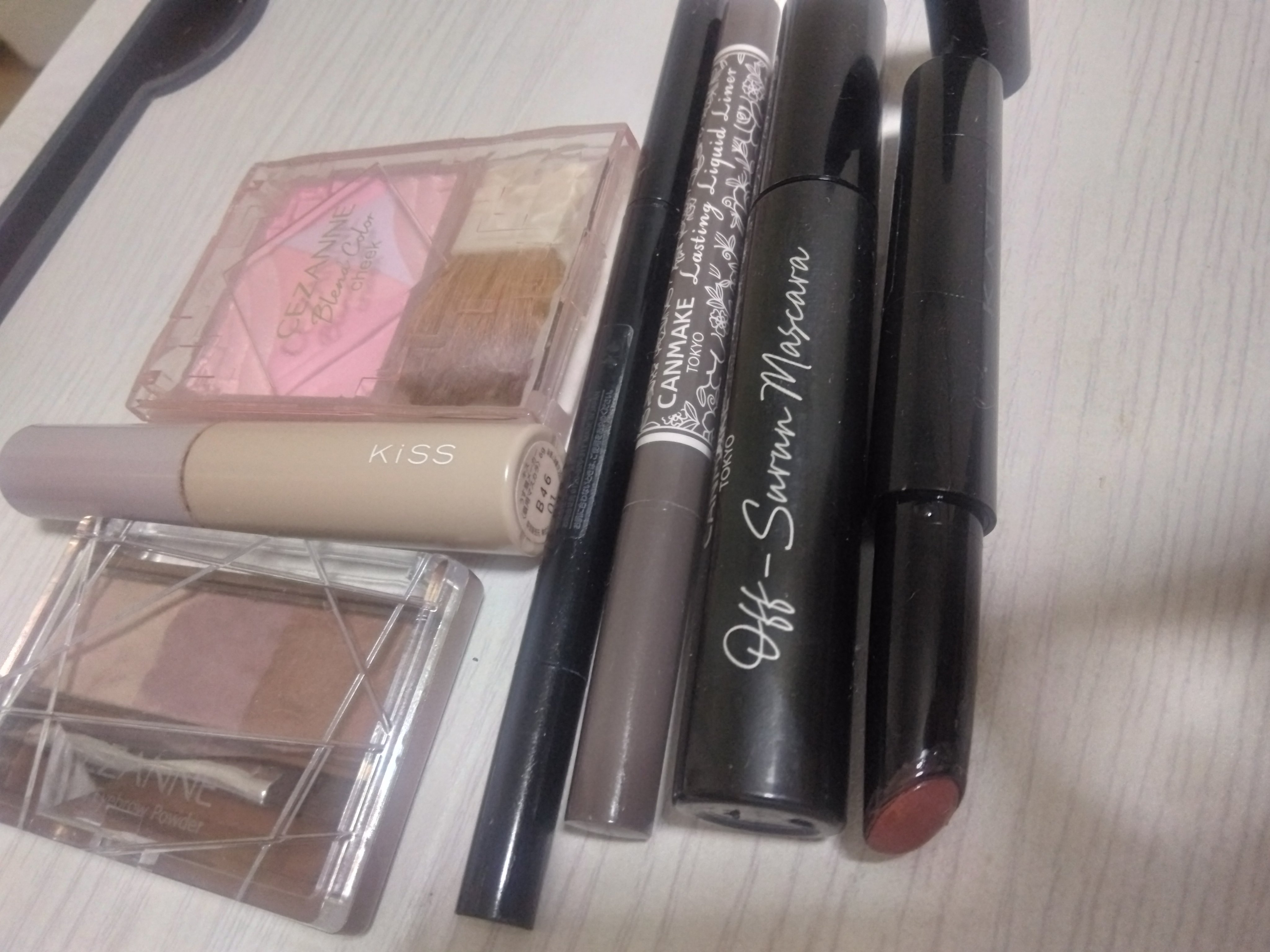 ワイド トリック ダブルライナー 01 ニュアンスブラウン＆ベージュ/Visée/リキッドアイライナーを使ったクチコミ（1枚目）