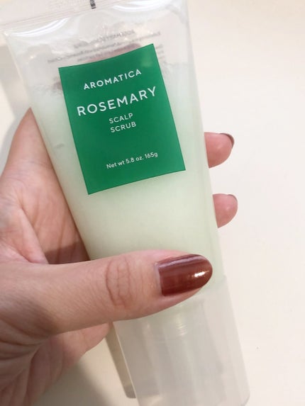 ローズマリー スカルプ スクラブ/AROMATICA/ヘッドスクラブを使ったクチコミ(1枚目)